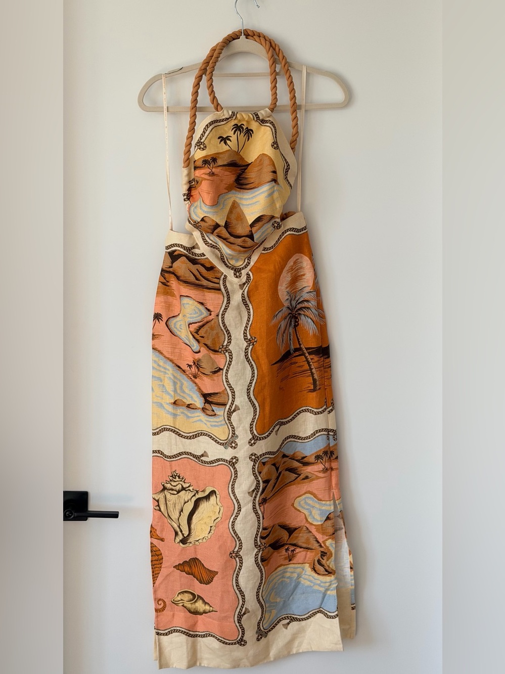 FARM RIO MIDI DRESS seashell